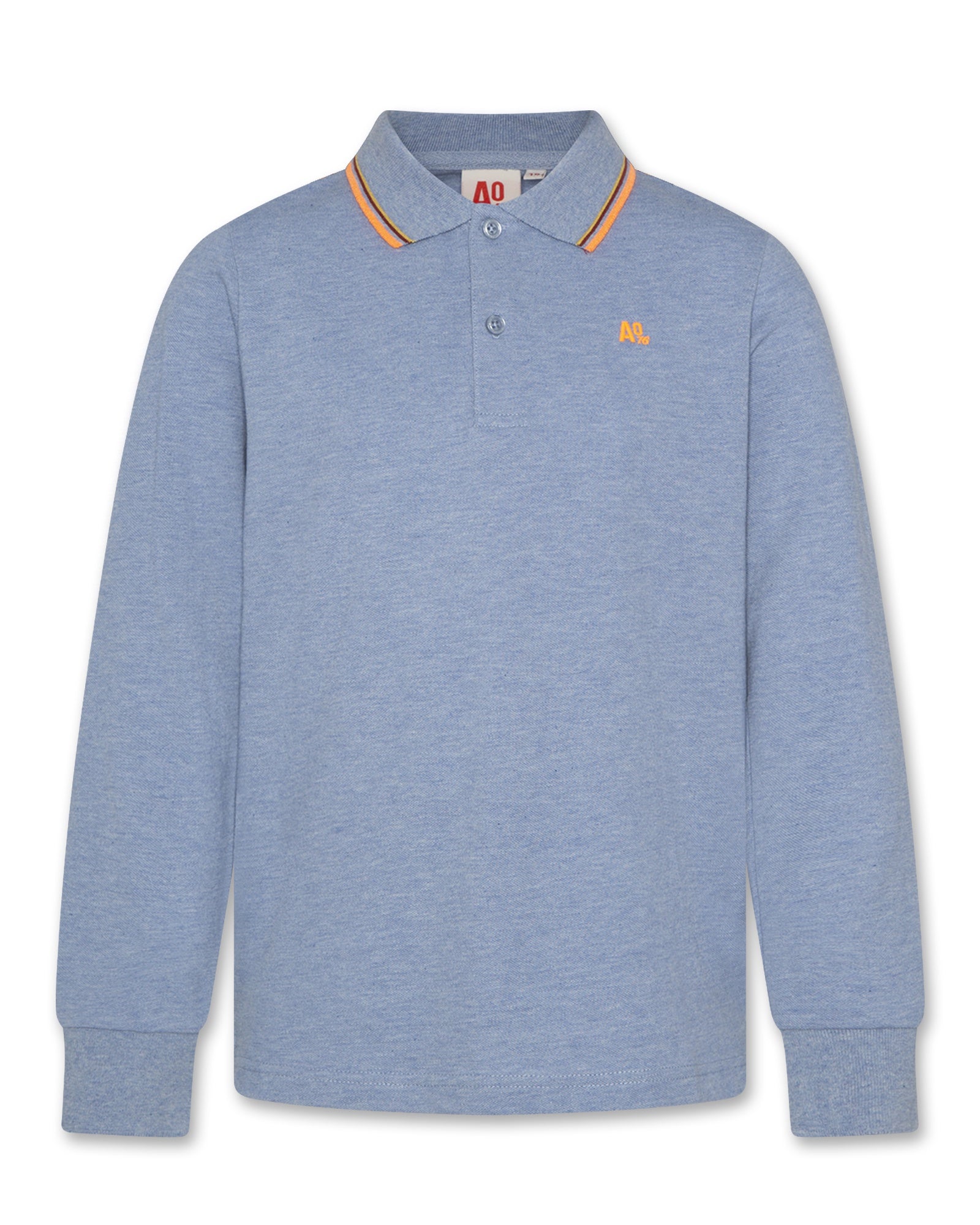 Carter Polo Logo Heather Blue