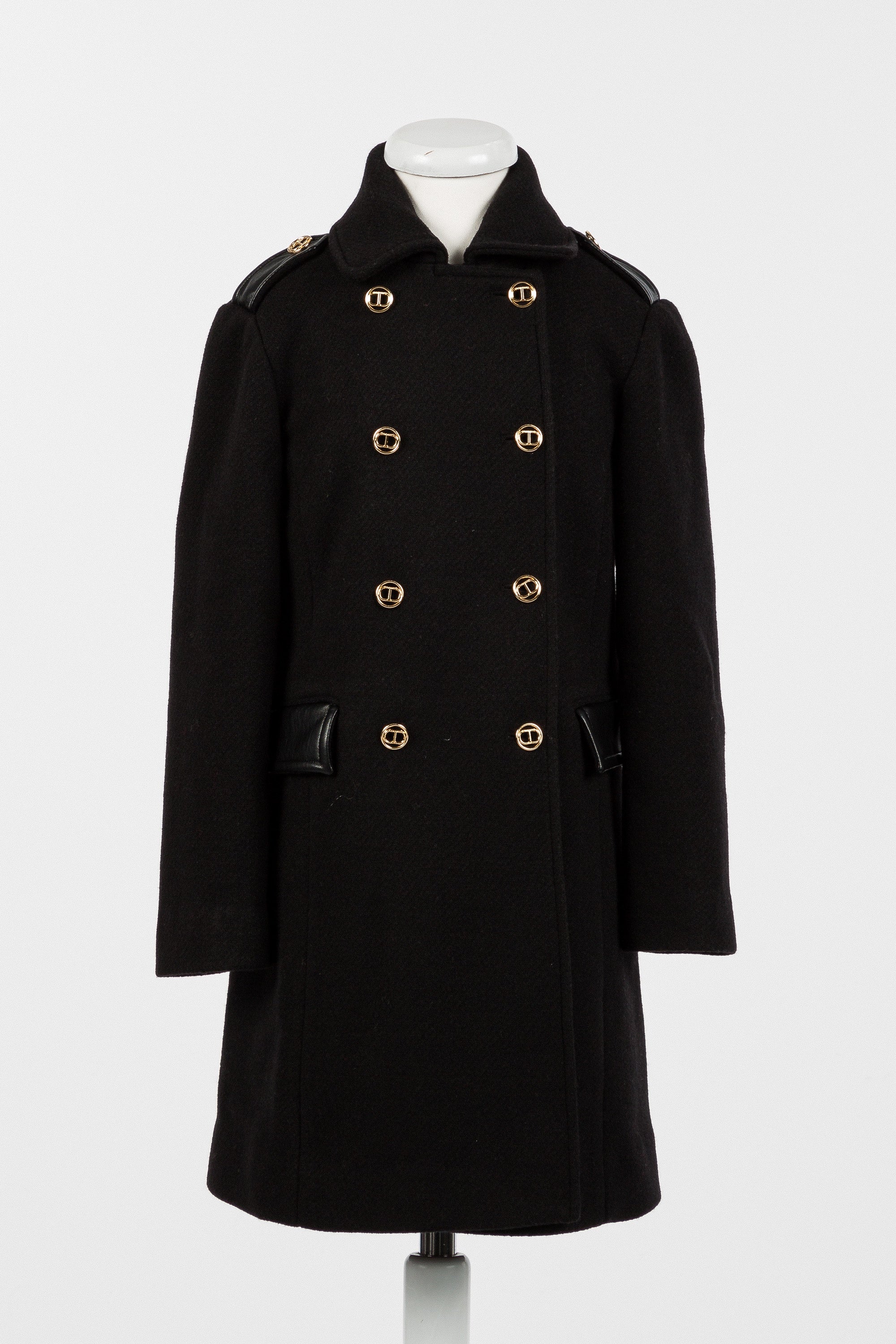 Black Double Breasted Coat