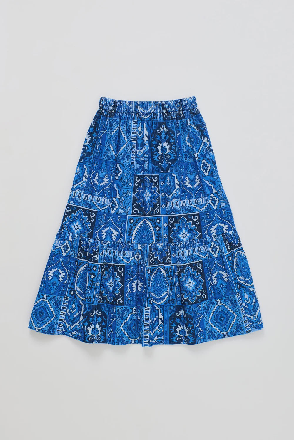 Carpet Microcordury Skirt Blue