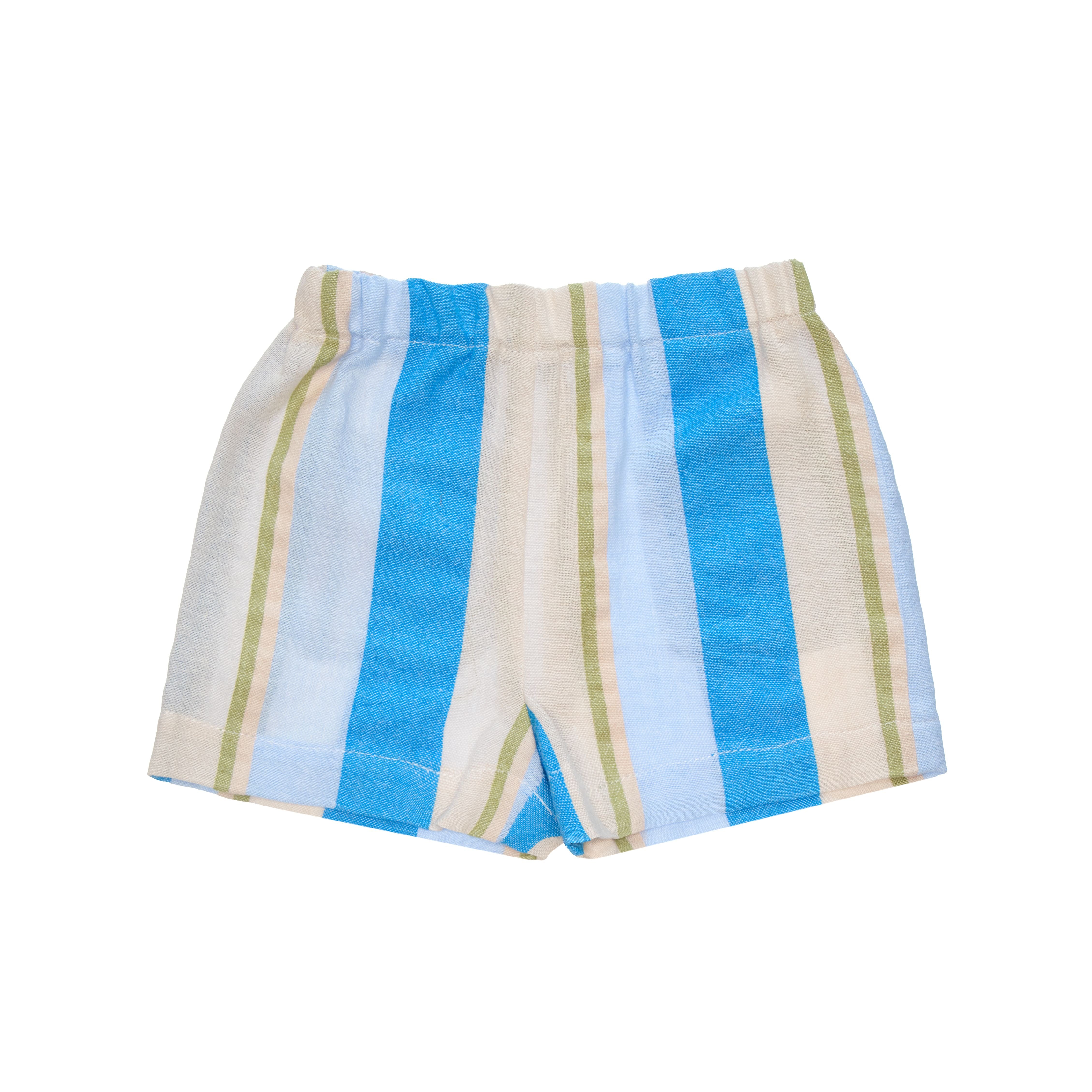 Harper Blue Stripes Shorts