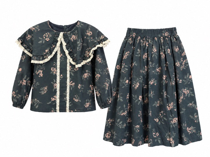 Alcott Shirt and Chloe Skirt Set Lirio