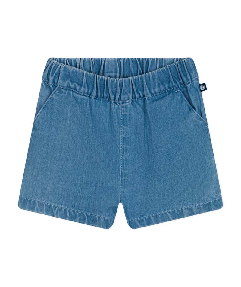 A09WR Blue Baby Denim Shorts