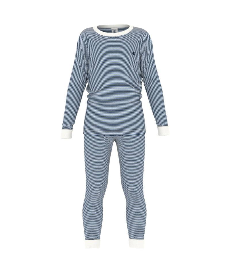 Boys Loungewear LS Blue Stripe Top and Pants