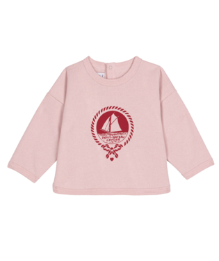 Baby Girl Light Pink Sweatshirt W/Graphic