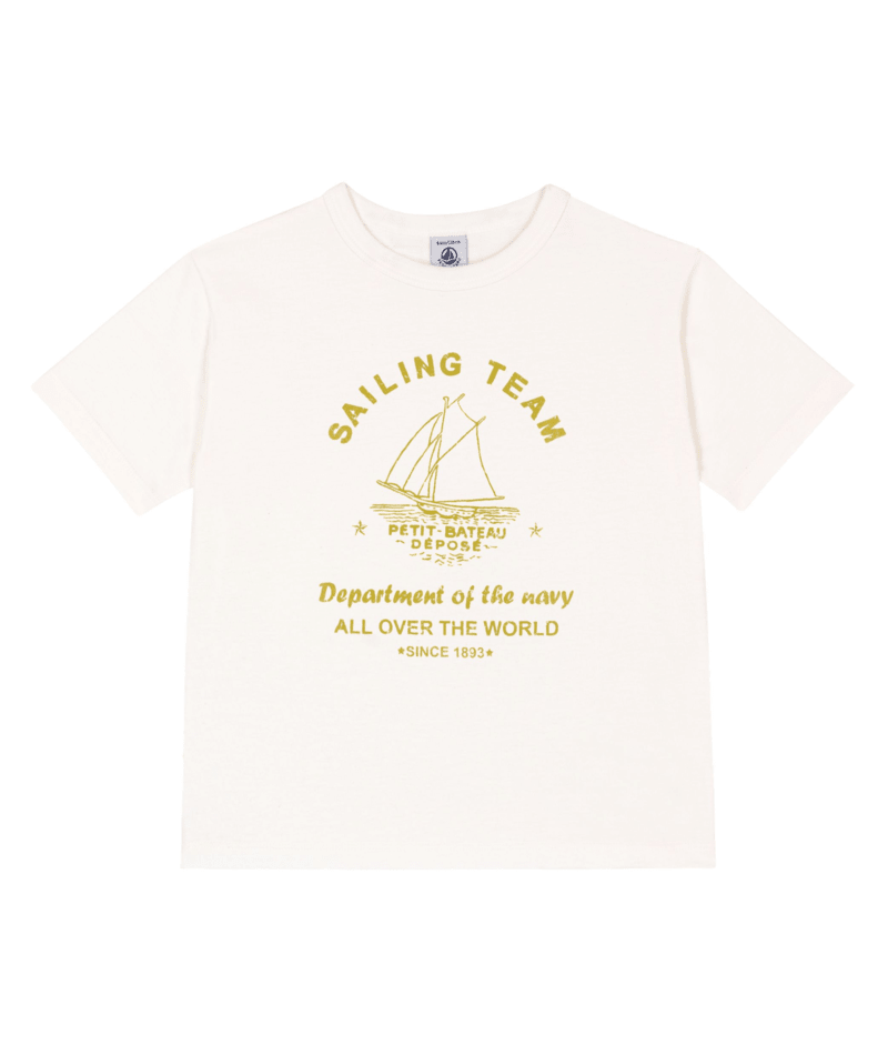 A0FB8 White Boat Tee W/Graphic