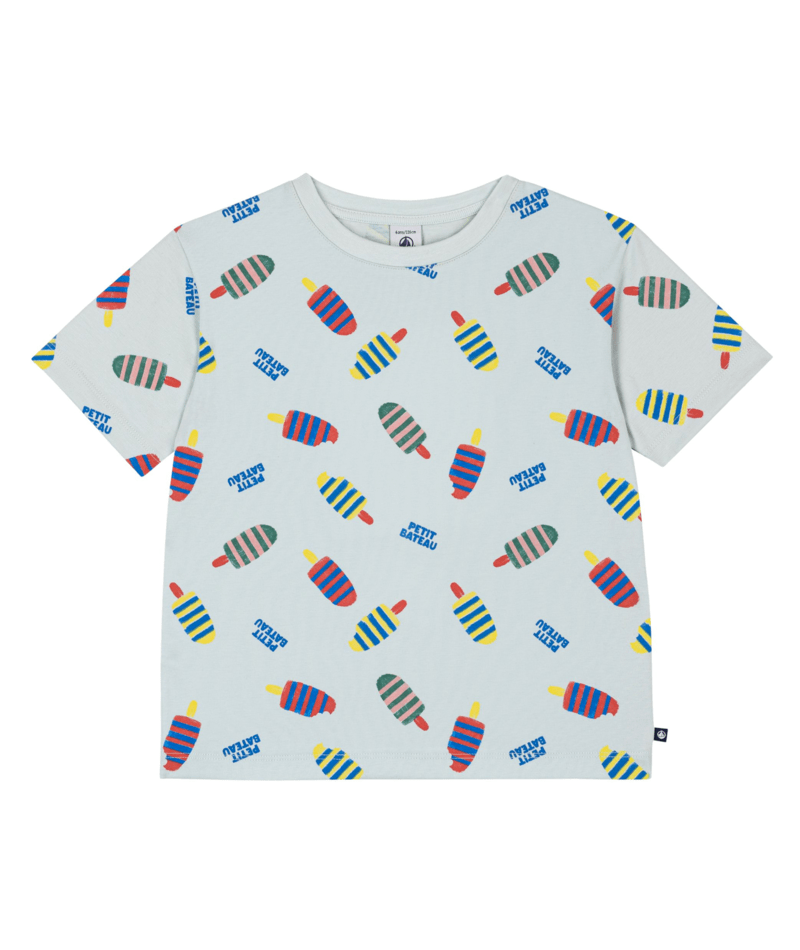 A0FBB Mint Ice Cream Printed Tee