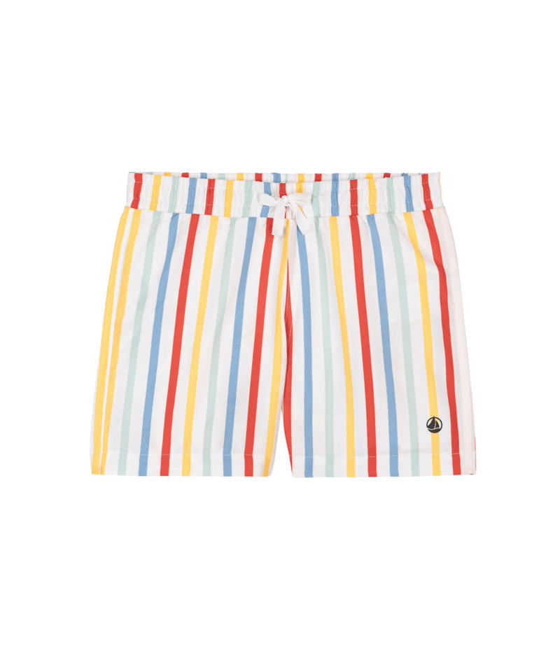 A0FJO Multi Stripe Swim Shorts