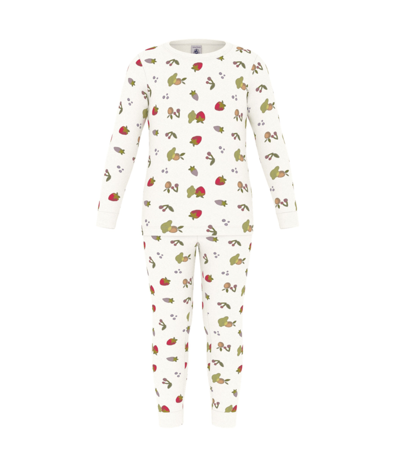 A0FP7 White Multi Tutti Frutti Pajamas