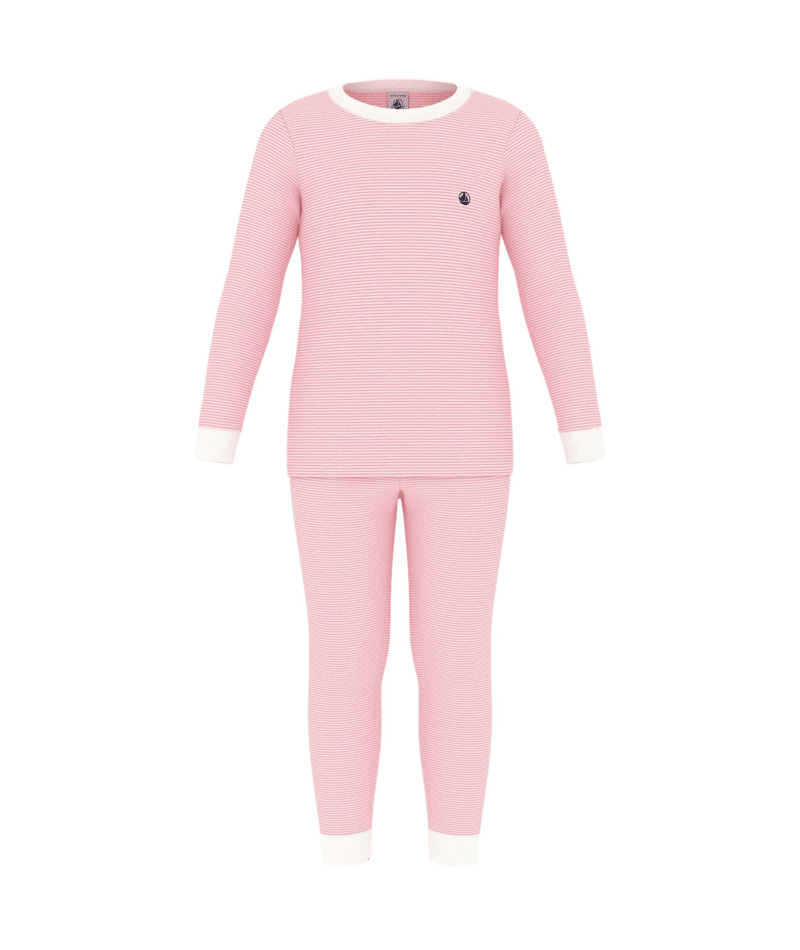 A0FPB Pink White Stripe Pajamas