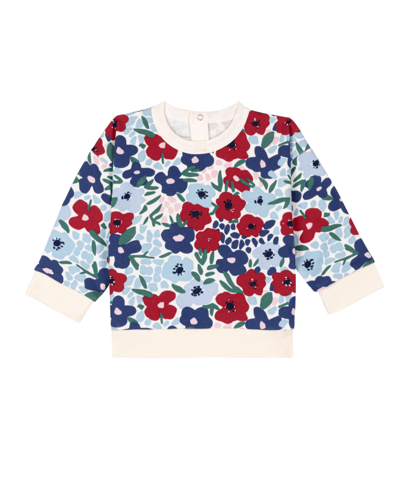 A0FPZ Multi Floral Sweatshirt Baby