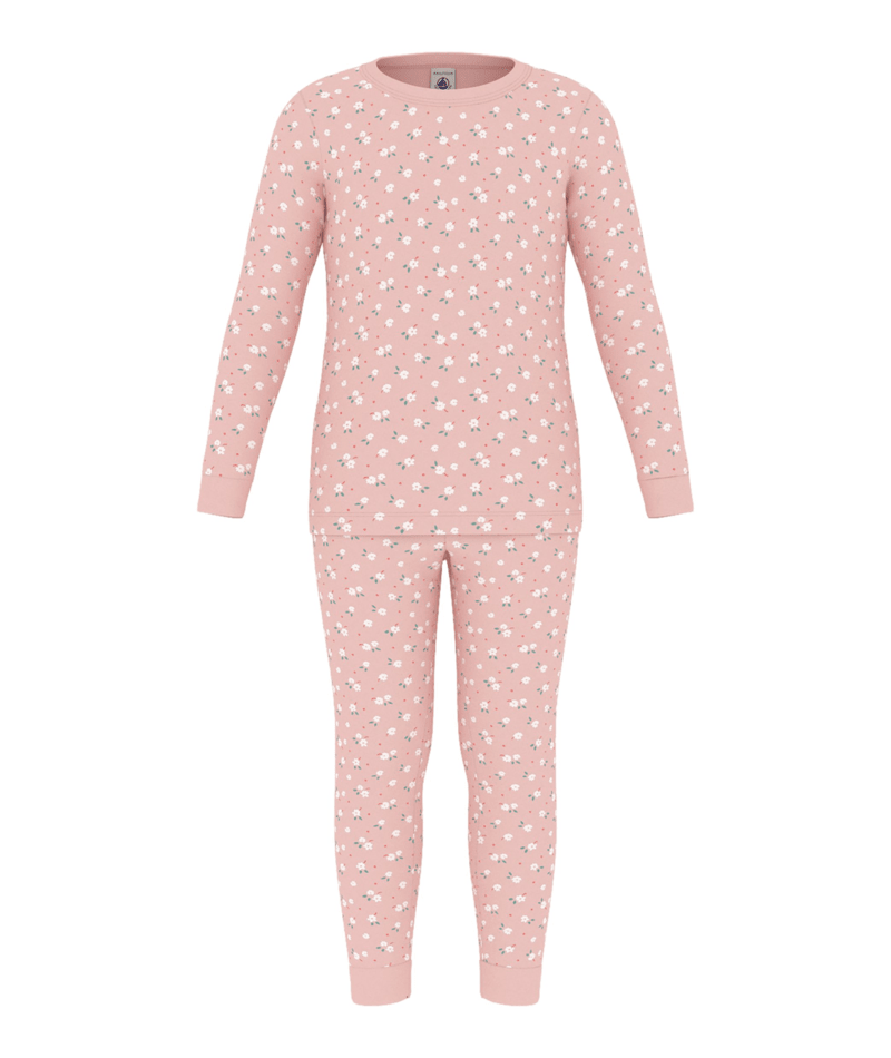A0GWH Pink Floral Printed Pajamas