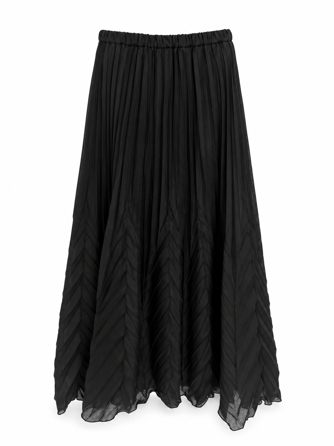 Black Pleated Skirt