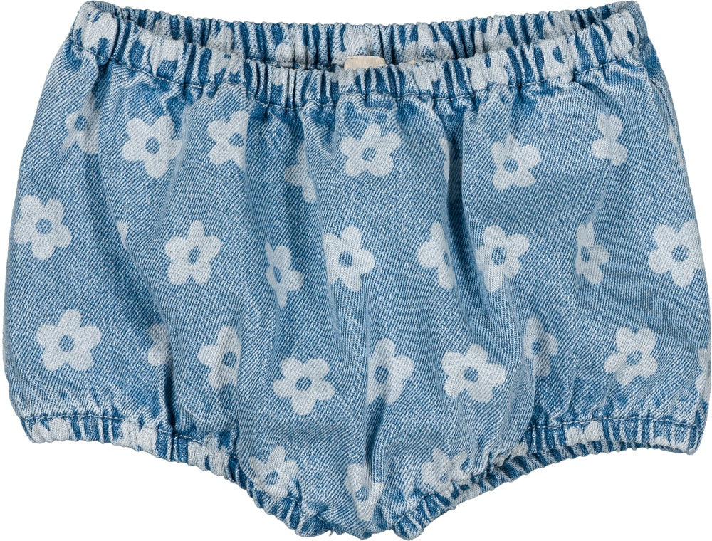 Yoyo Denim Flower Bloomer