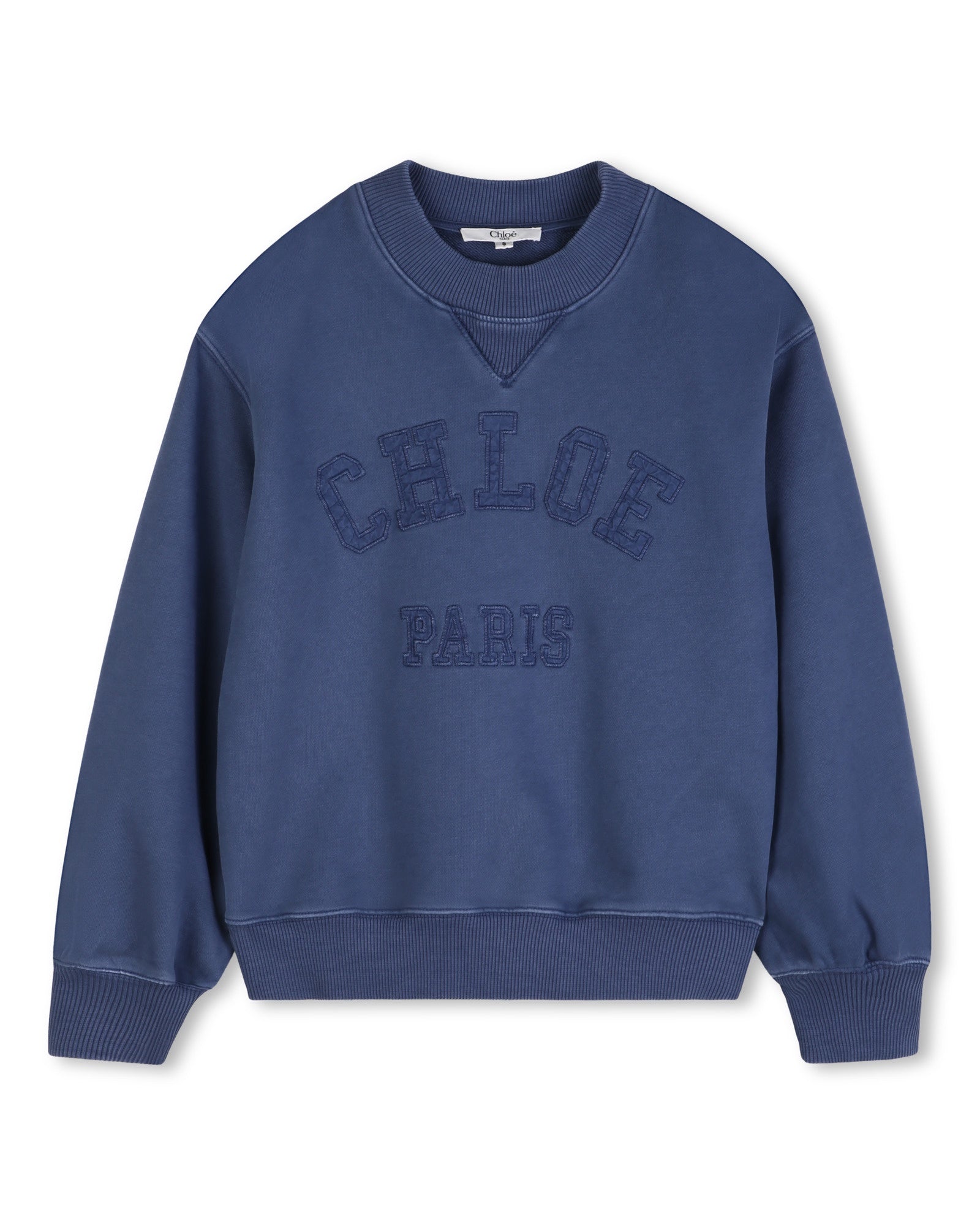C20843 Glacier Washed Paris Applique Sweatshirt