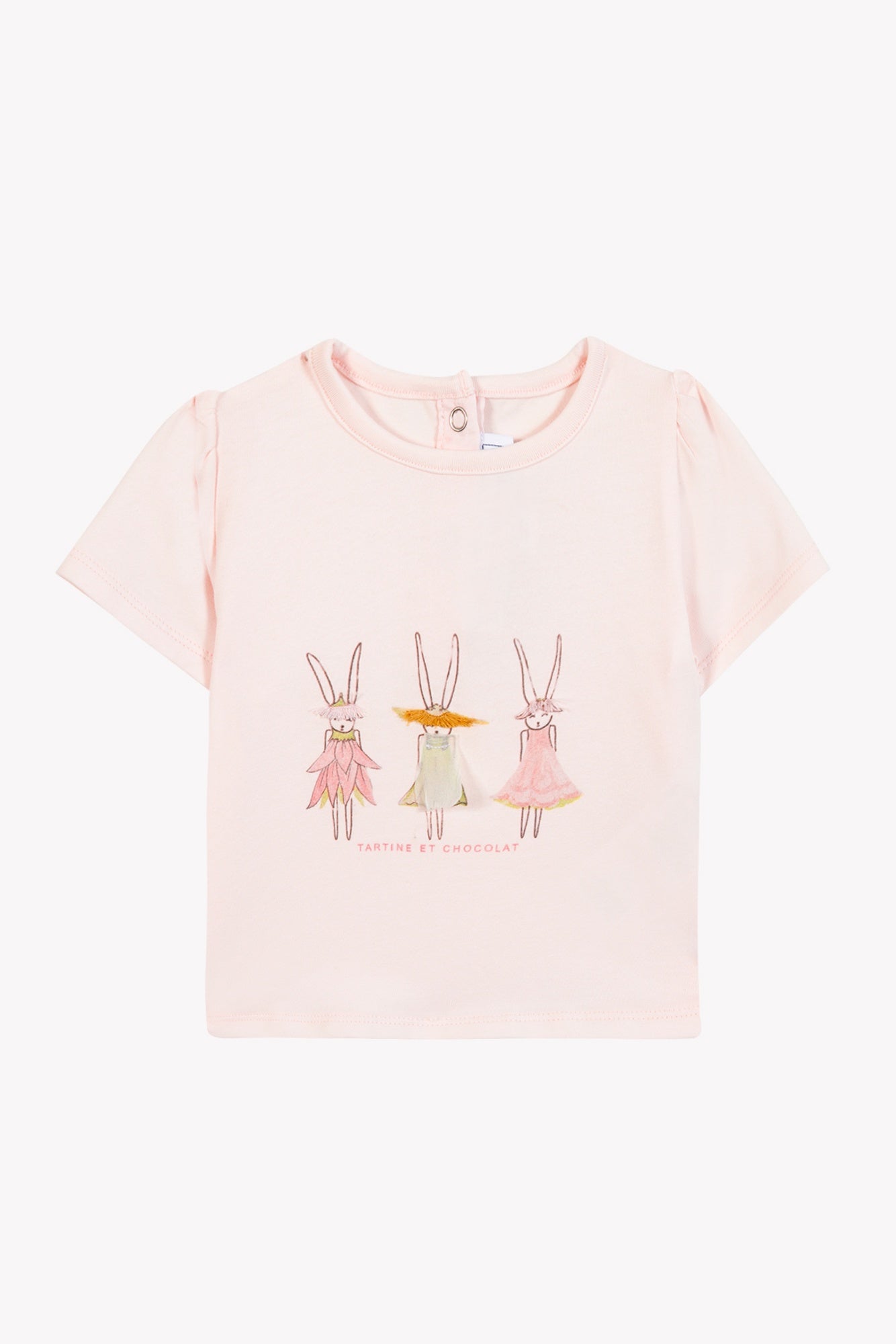 CC10091 TEESHIRT10 Rose Pale