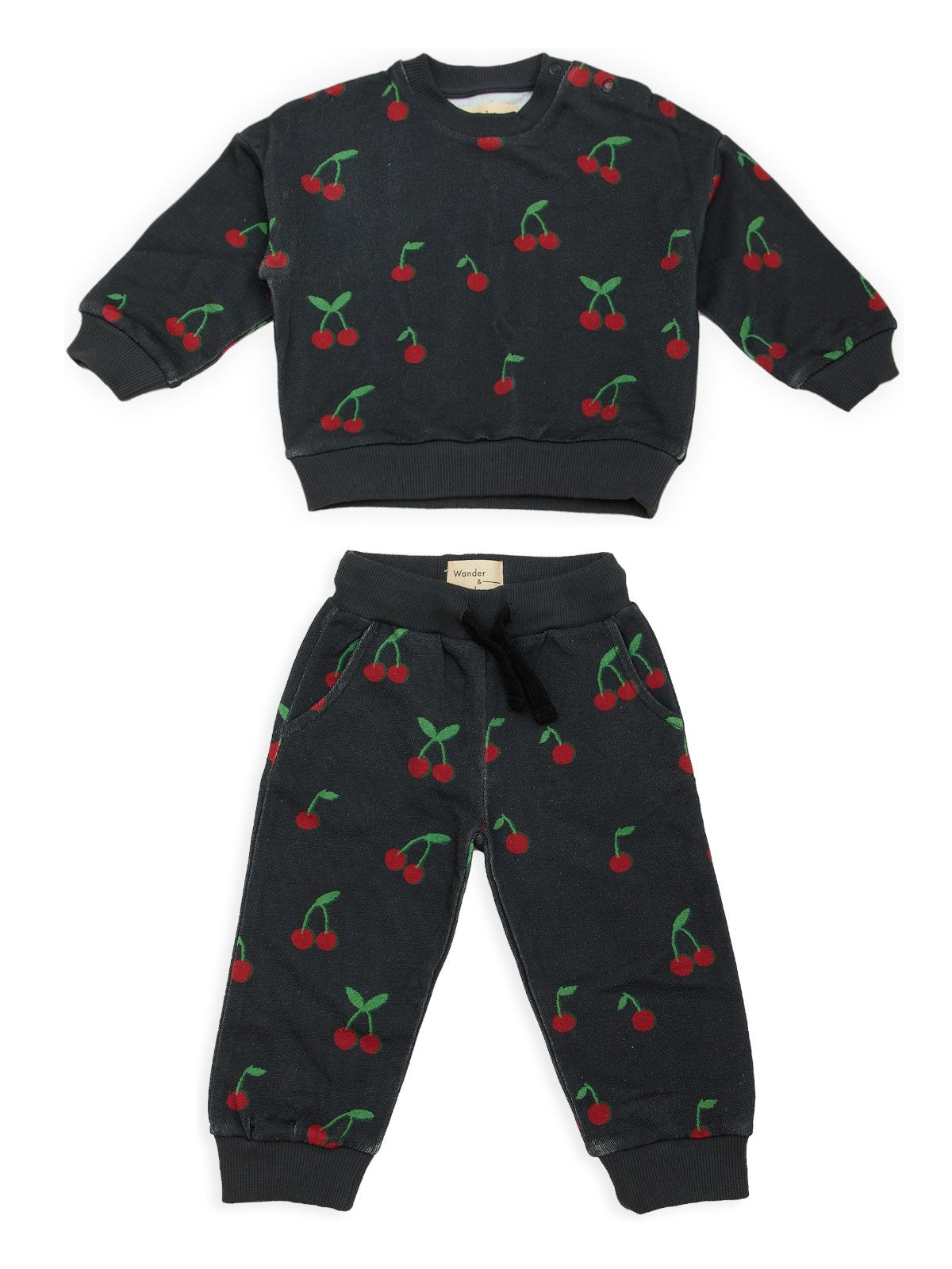 Baby Sweat Set Black Cherry