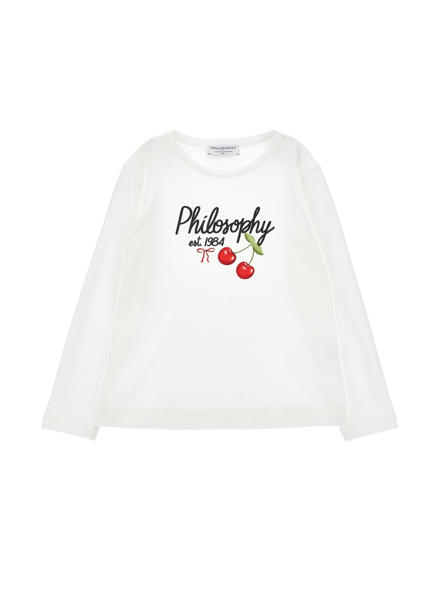 I1F605 White Tee W/Logo Print