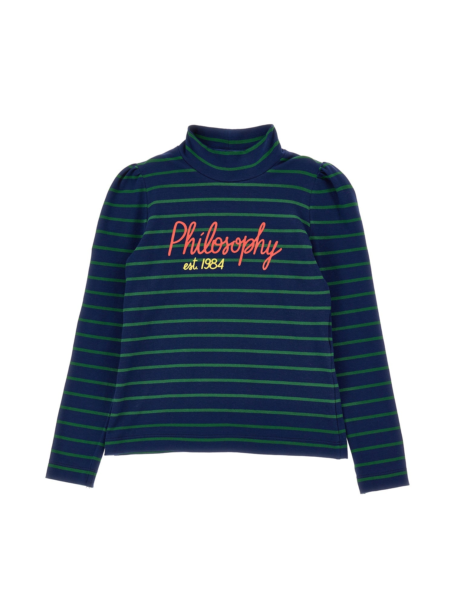 P025 Green High Neck Tee