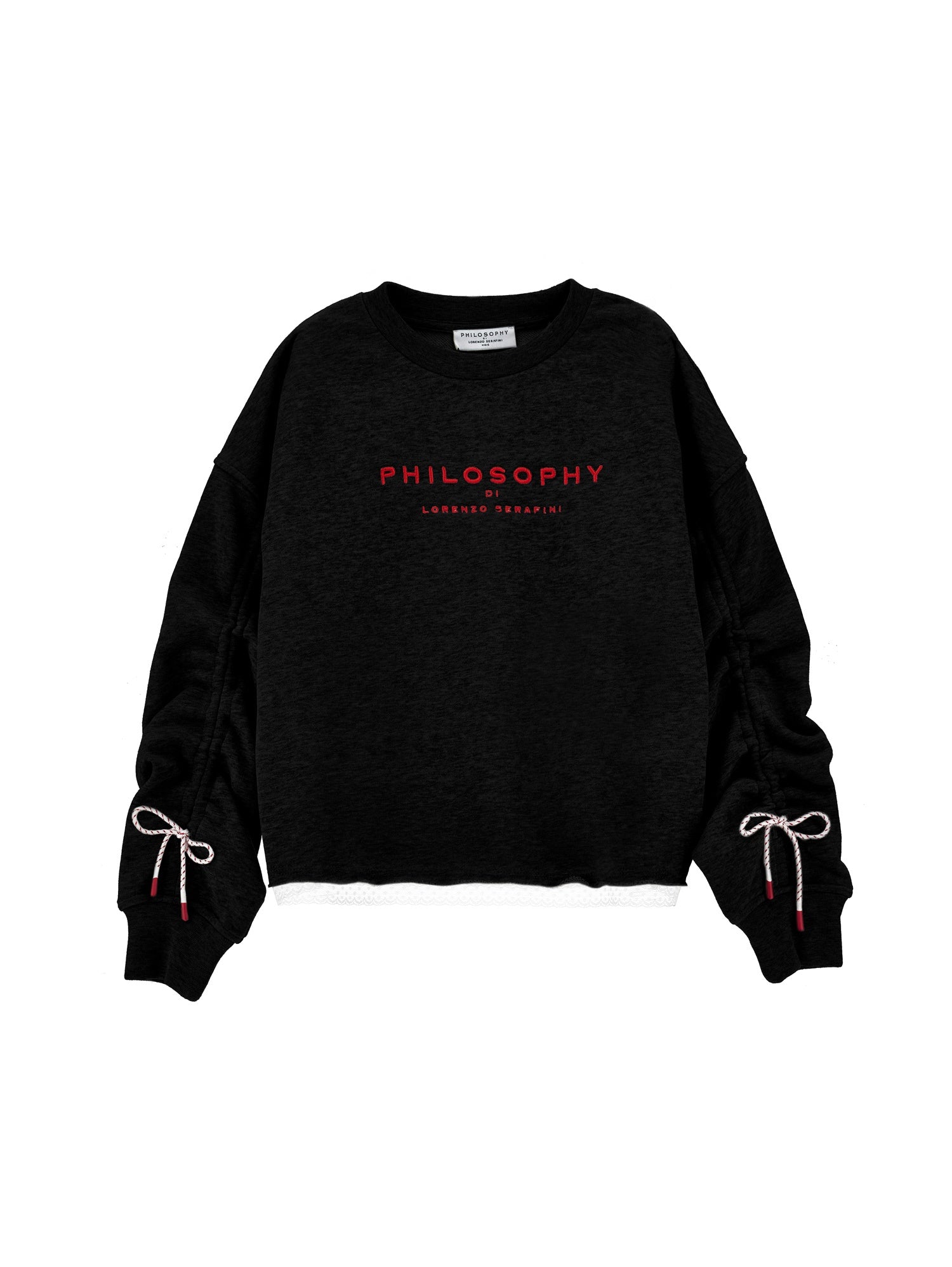 I9F601 Black Sweatshirt W/Logo