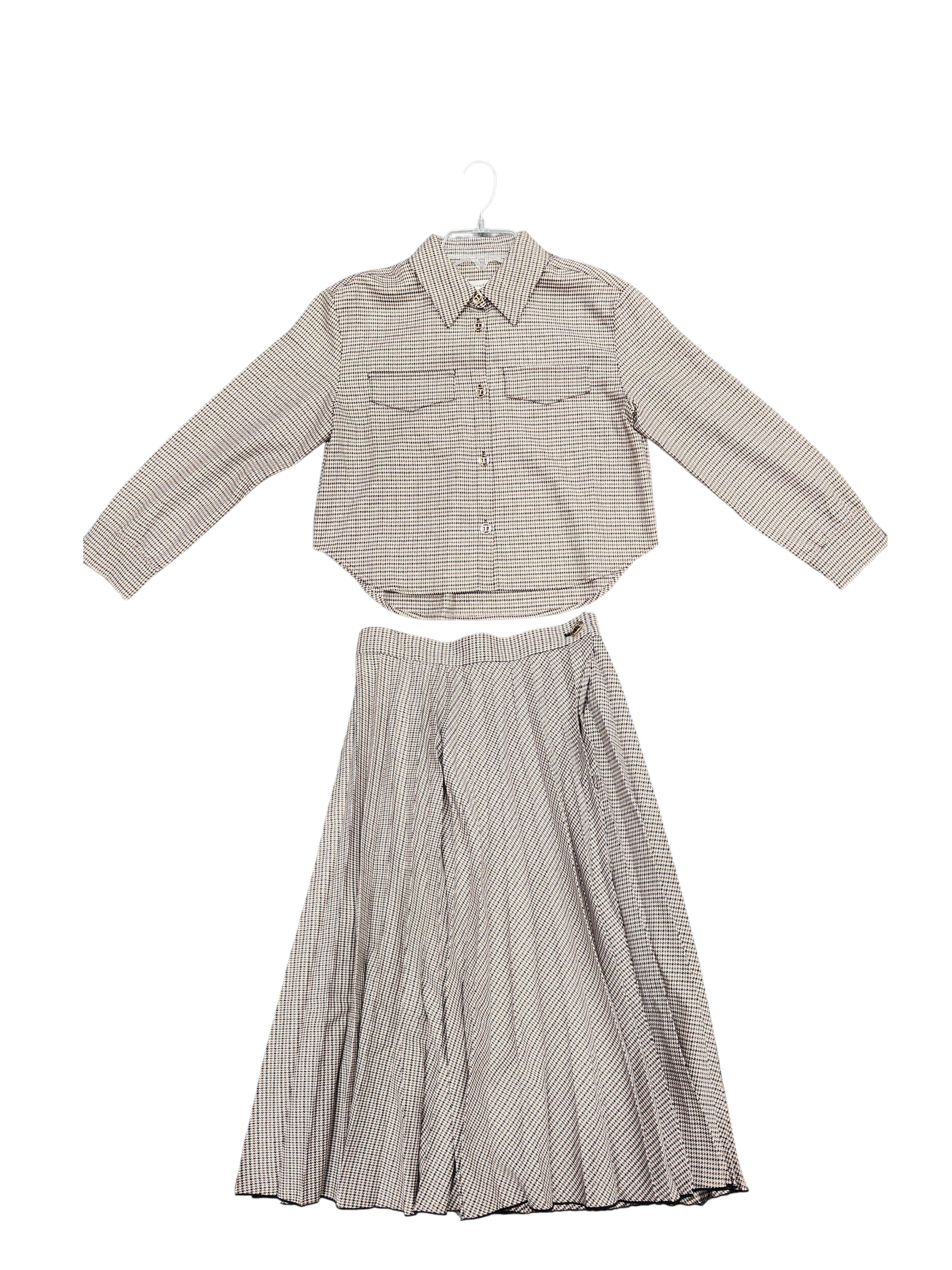 Pied De Peule Camel Set