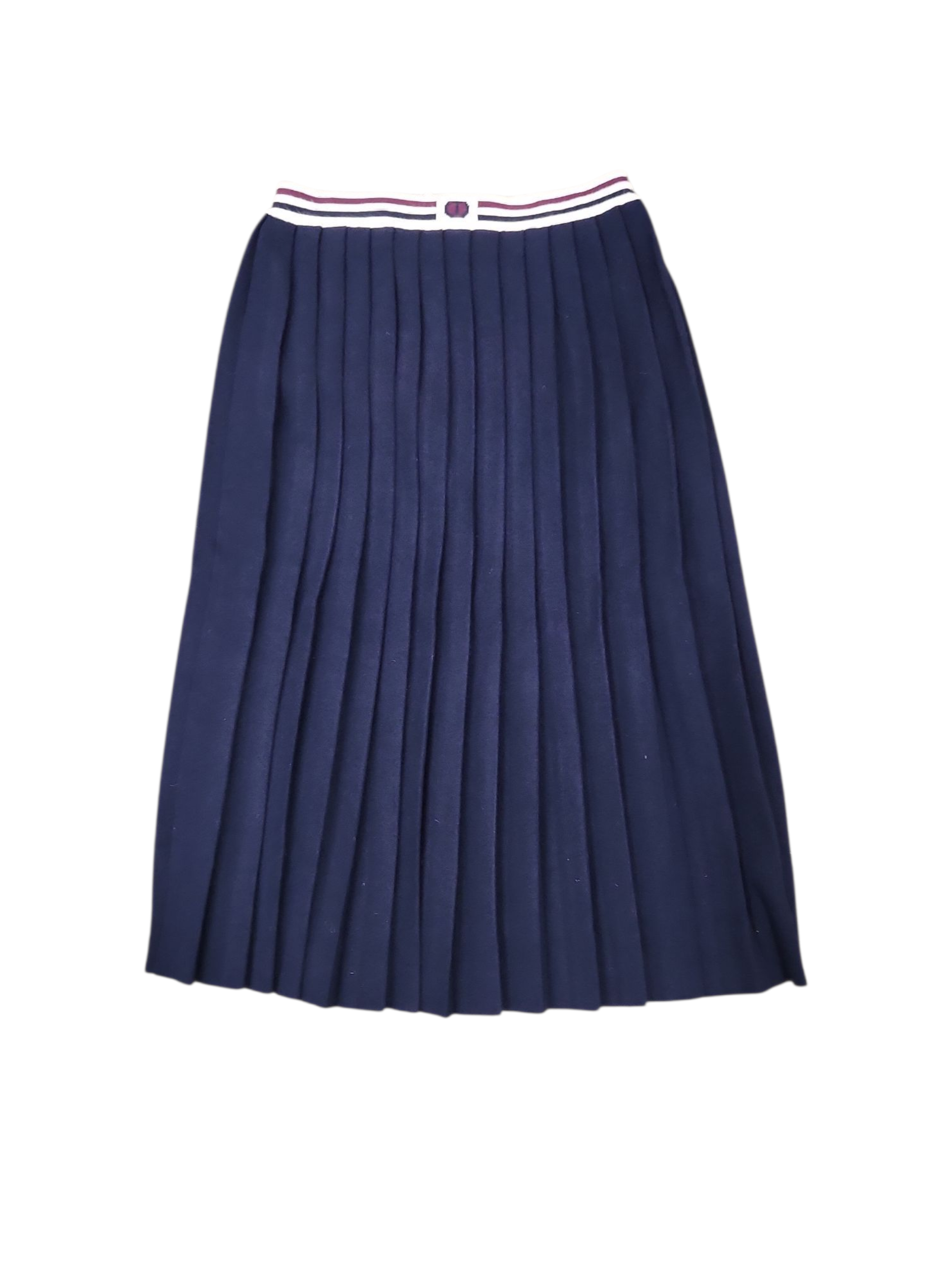 Classic Blue Long Knit Skirt