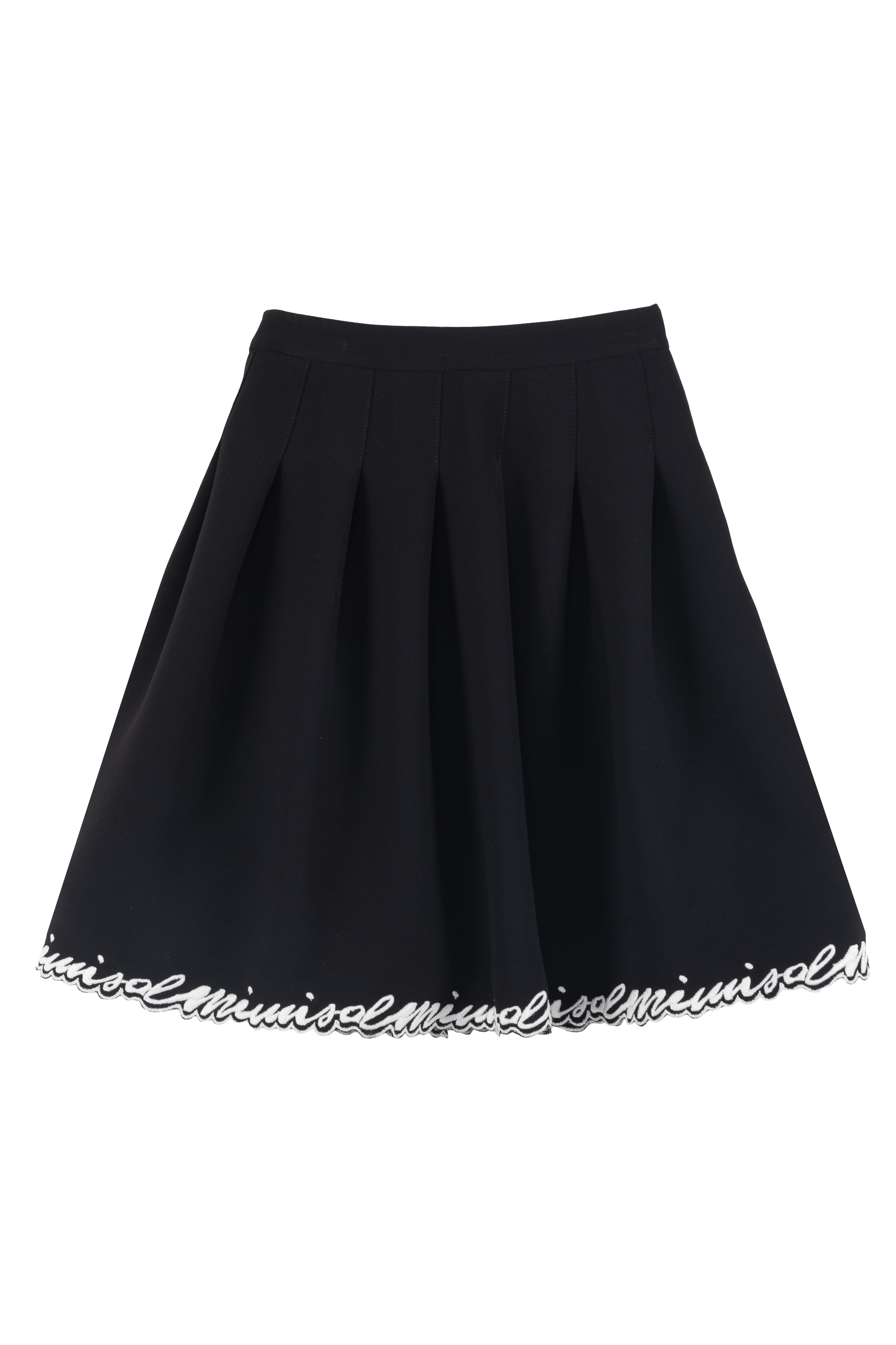 Logo Embroidered Maxi Skirt