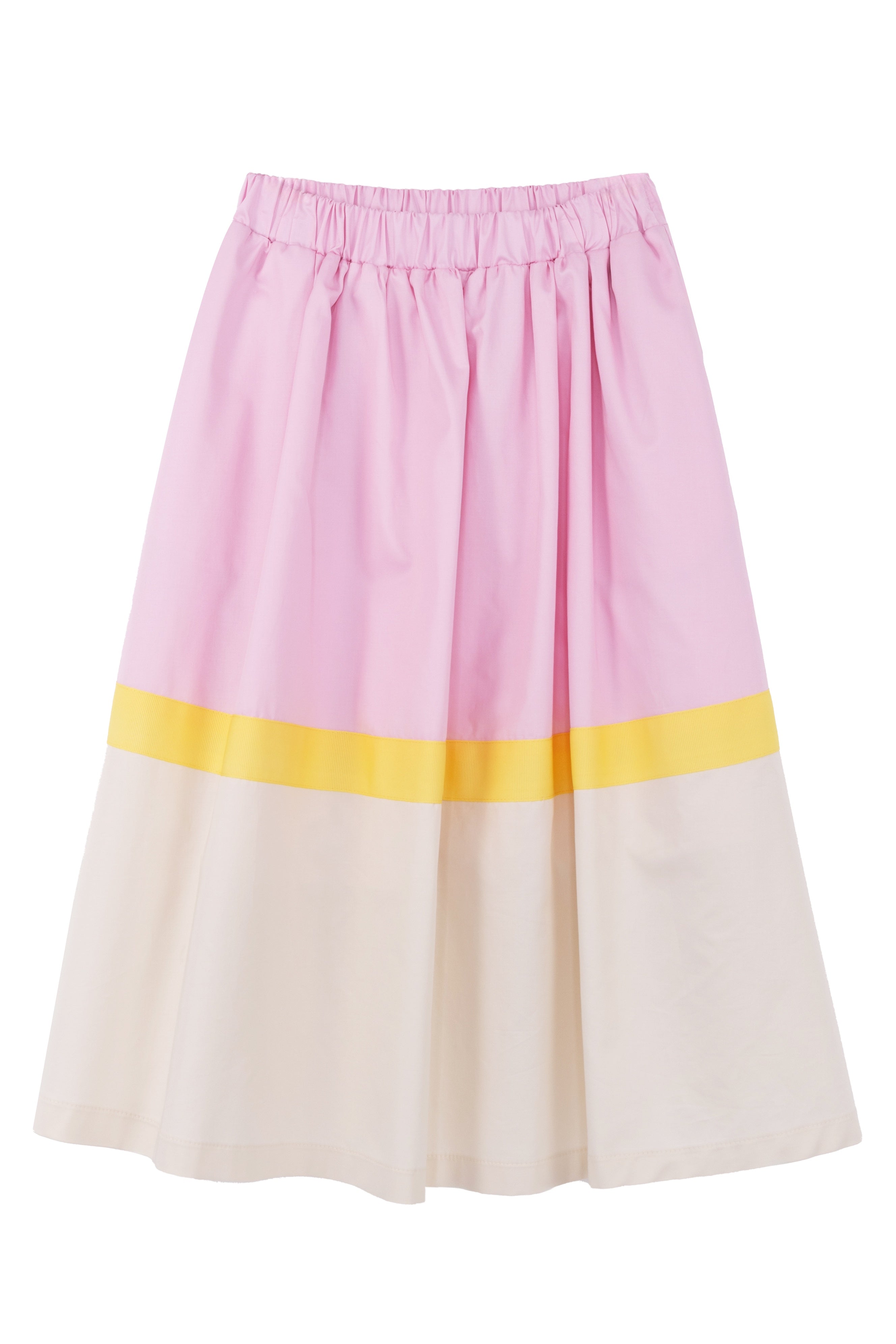 Pink Color Block Maxi