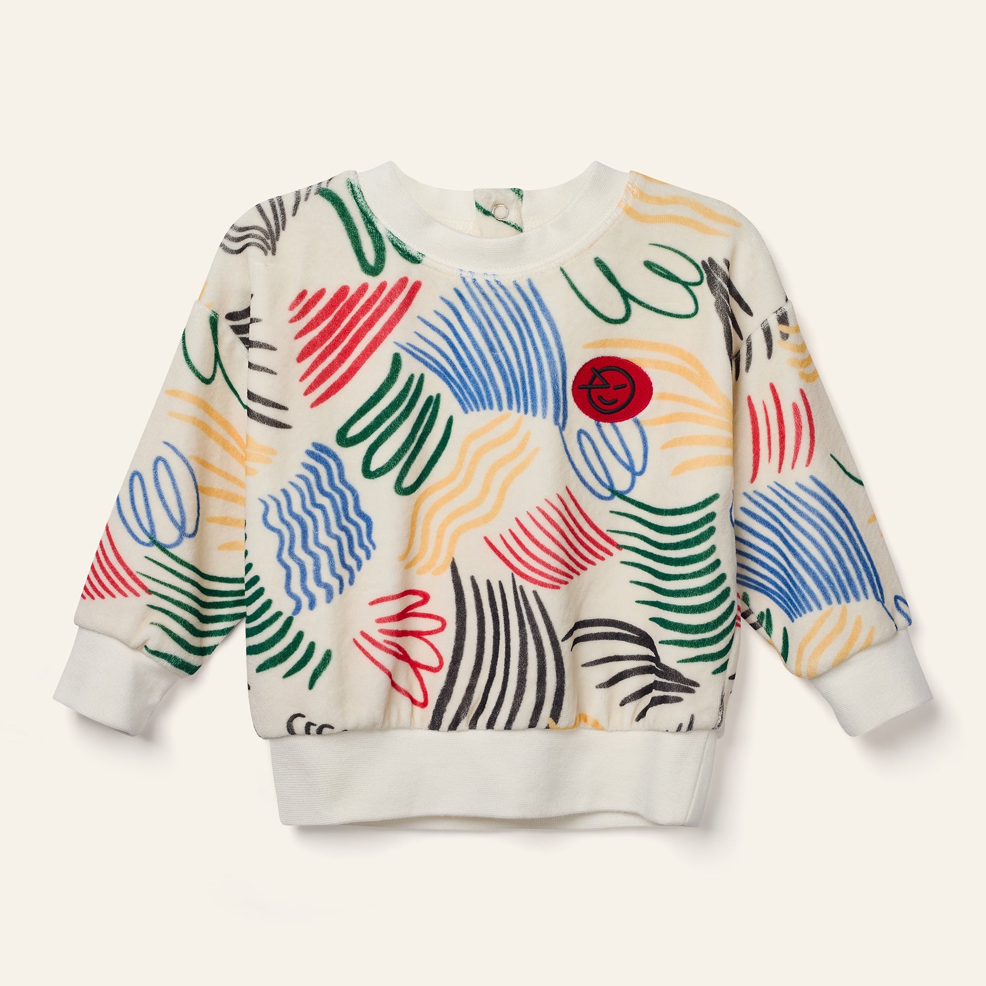 Allegro Ecru Sweatshirt Print Allover