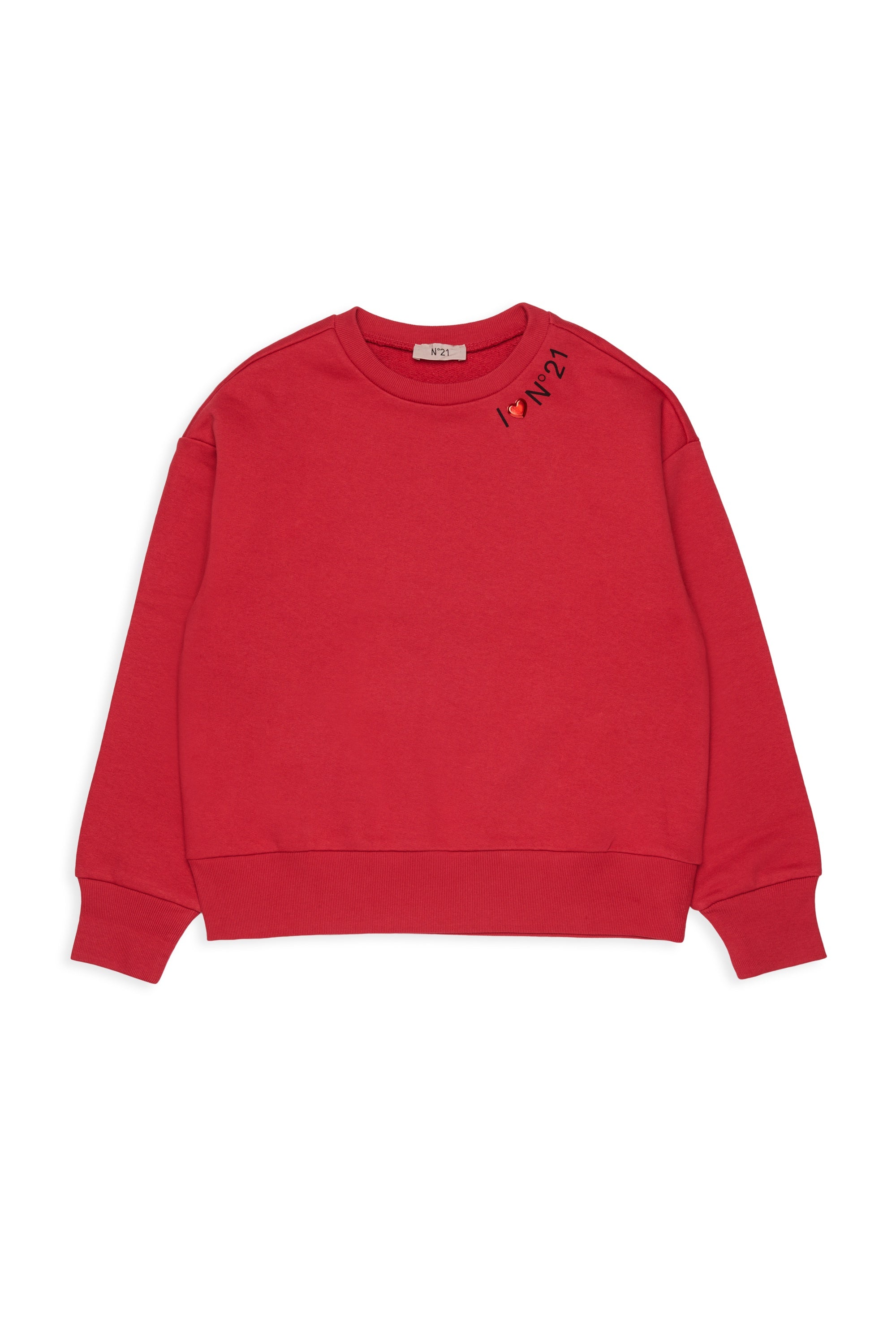N210GQ Coral Red Sweatshirt W/IHeart N21
