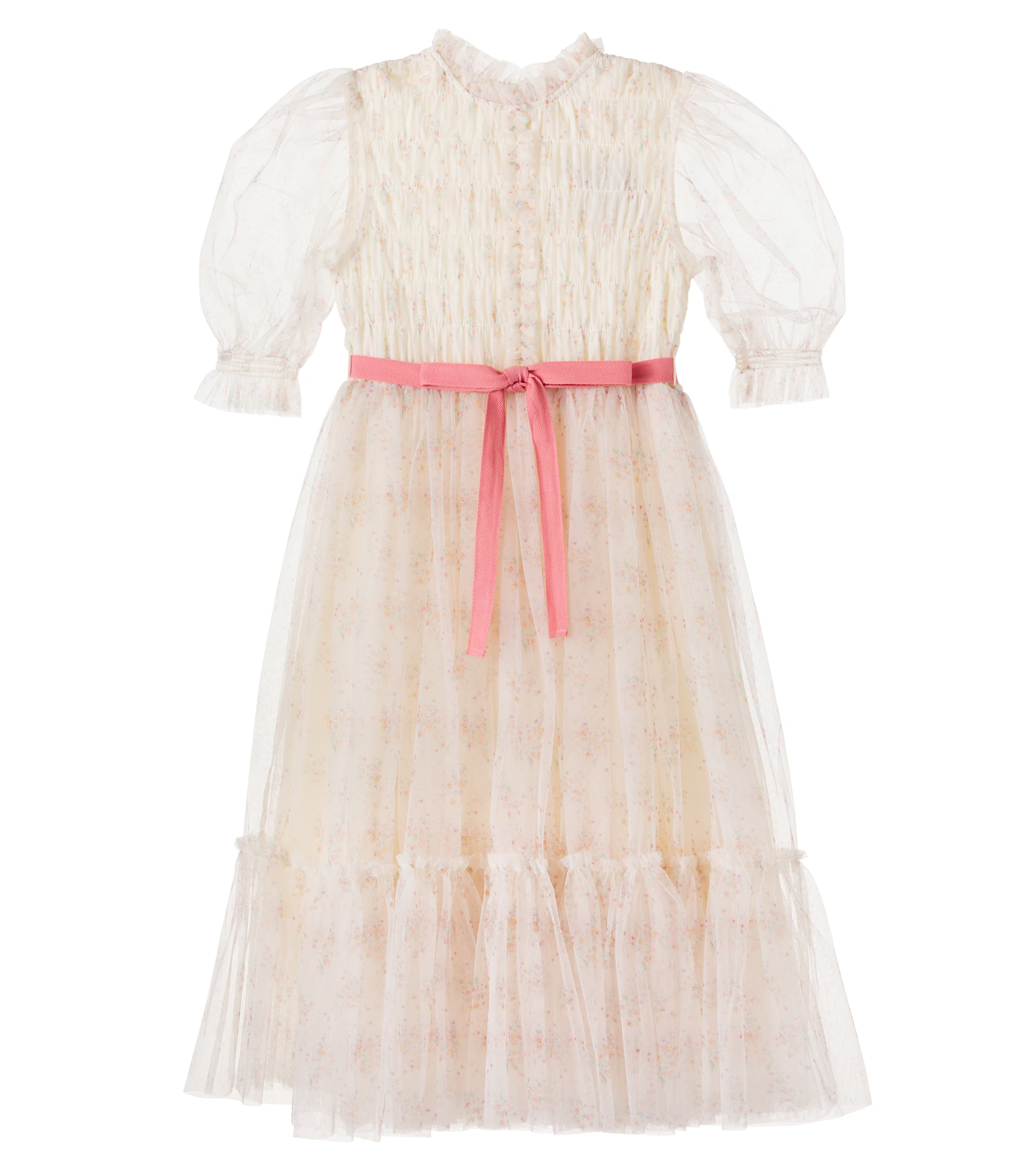 Valentina Dress Cream Flower