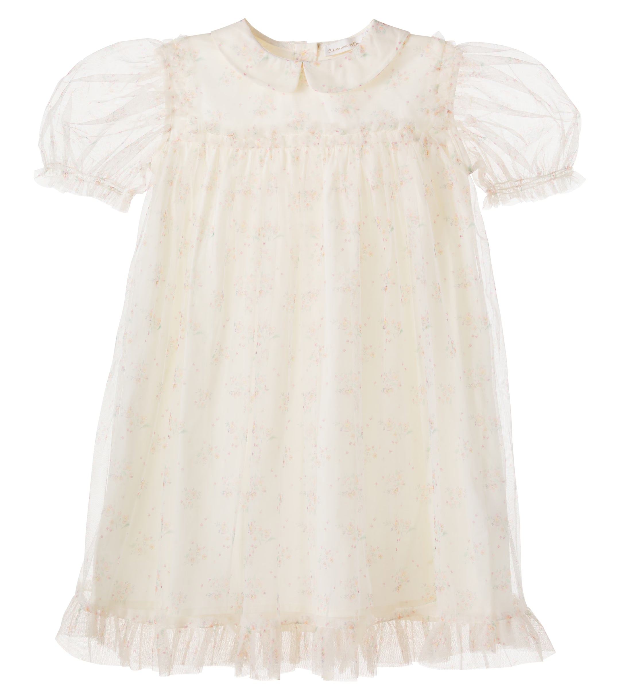 Deborah Dress Cream Flower