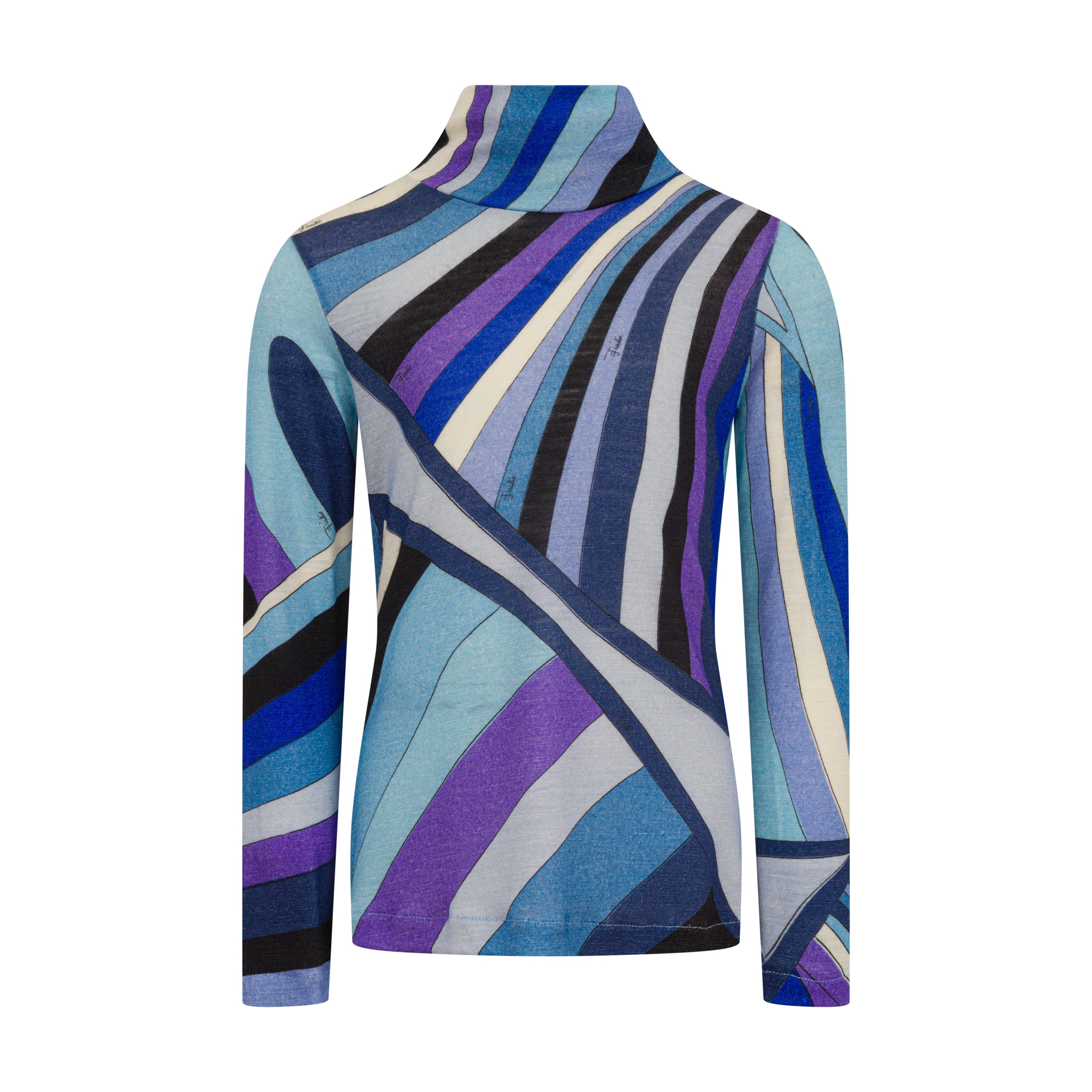 PX8B50 Blue AOP LS Tshirt