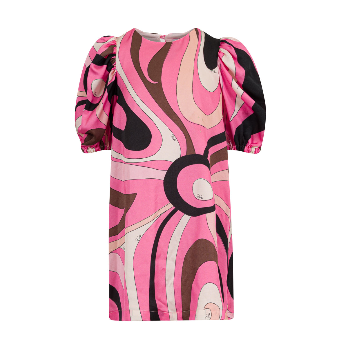 PZ1C13  Pink AOP Woven Dress