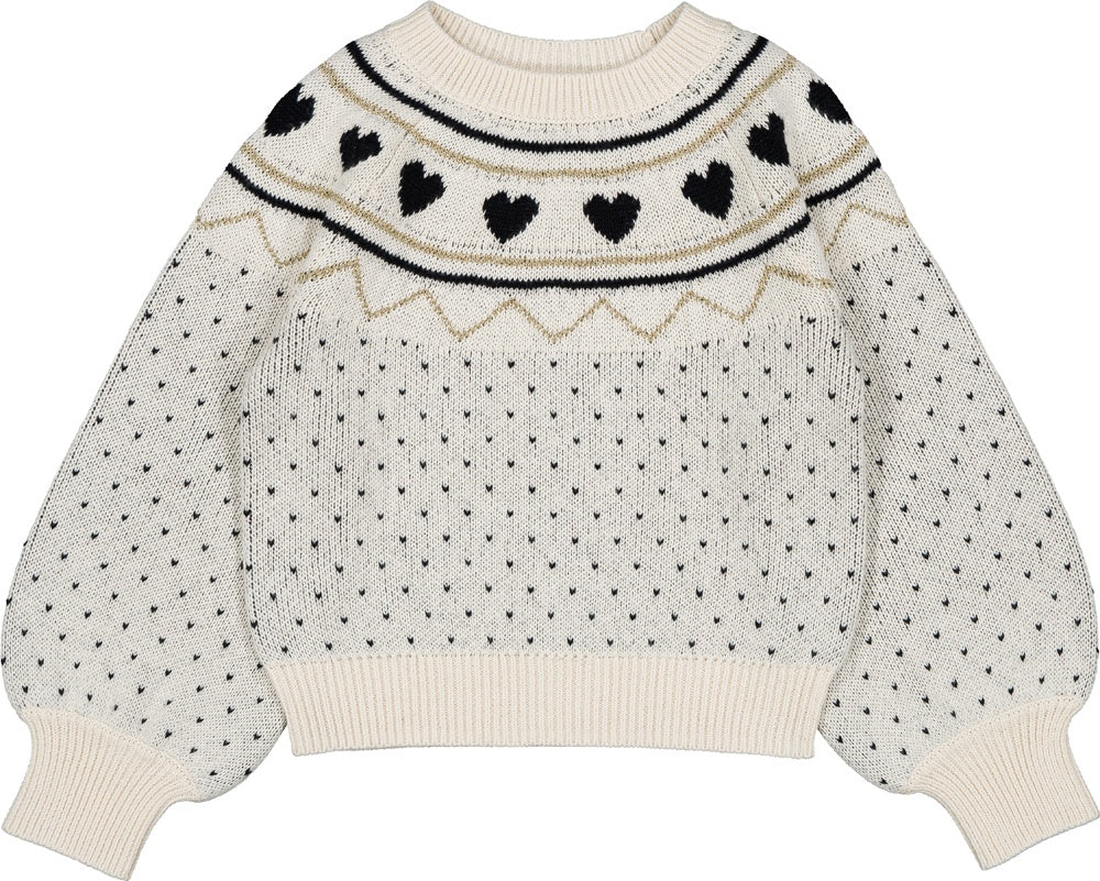 Pull Elia Knitted Wool Blend Heart