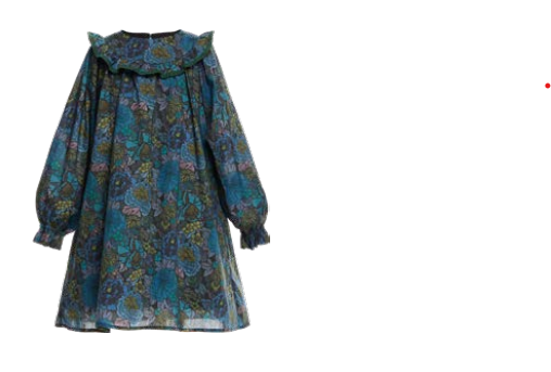 Cotton Dress Beatrice Blue