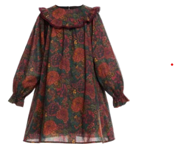 Cotton Dress Beatrice Red