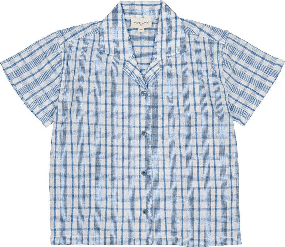Shirt Magnum Crepe Check Blue