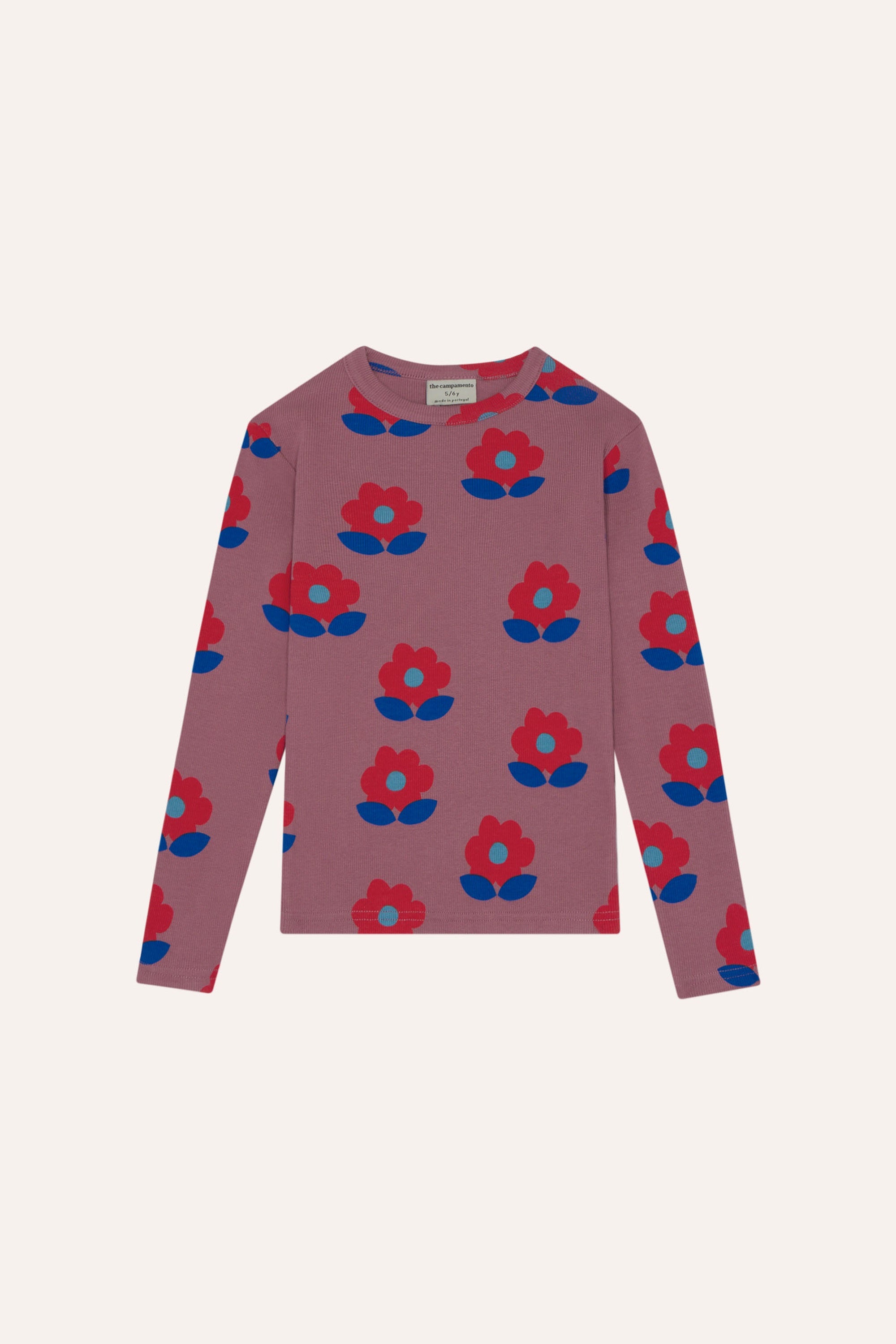 Big Flowers Purple Tshirt