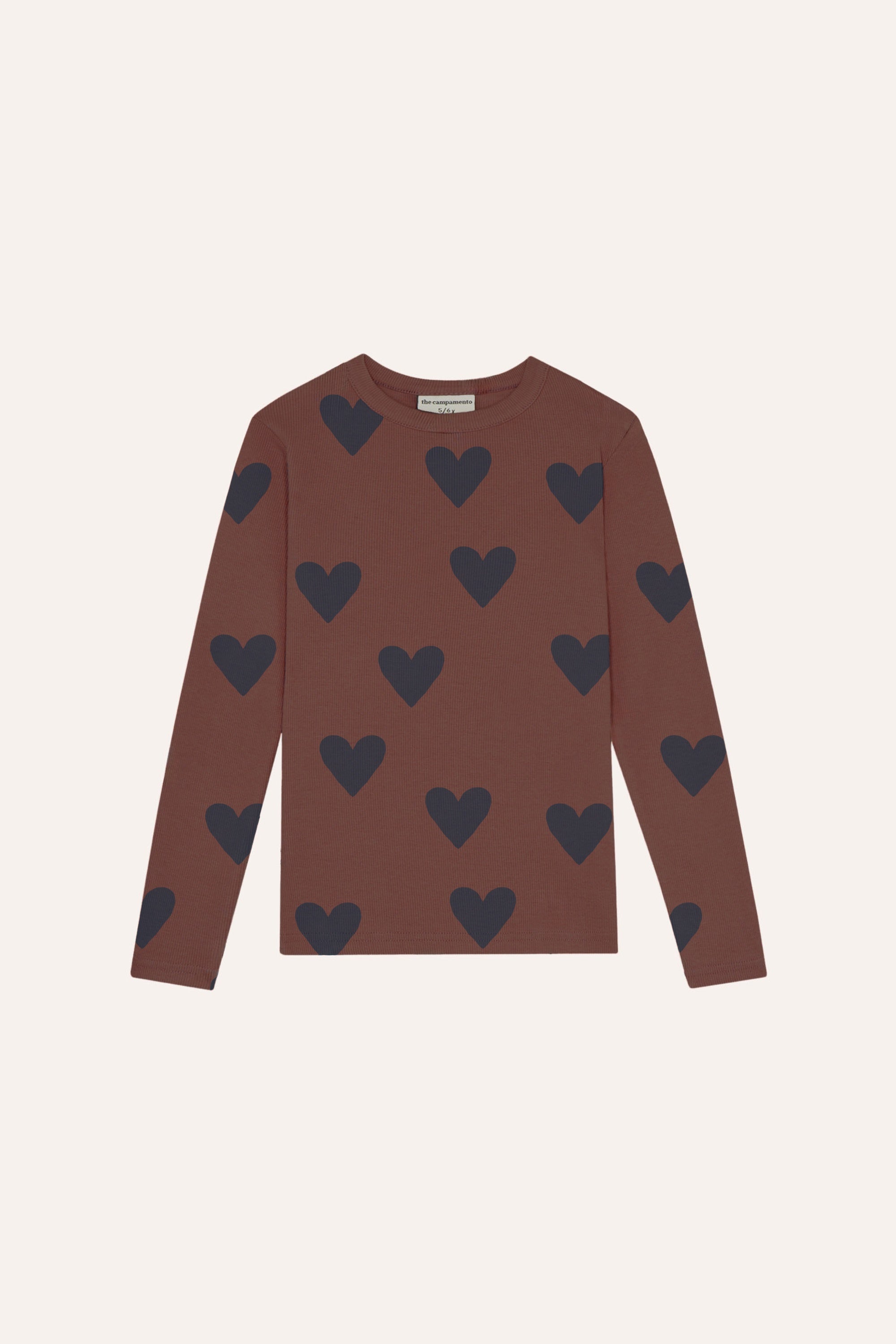 Hearts Brown Tshirt