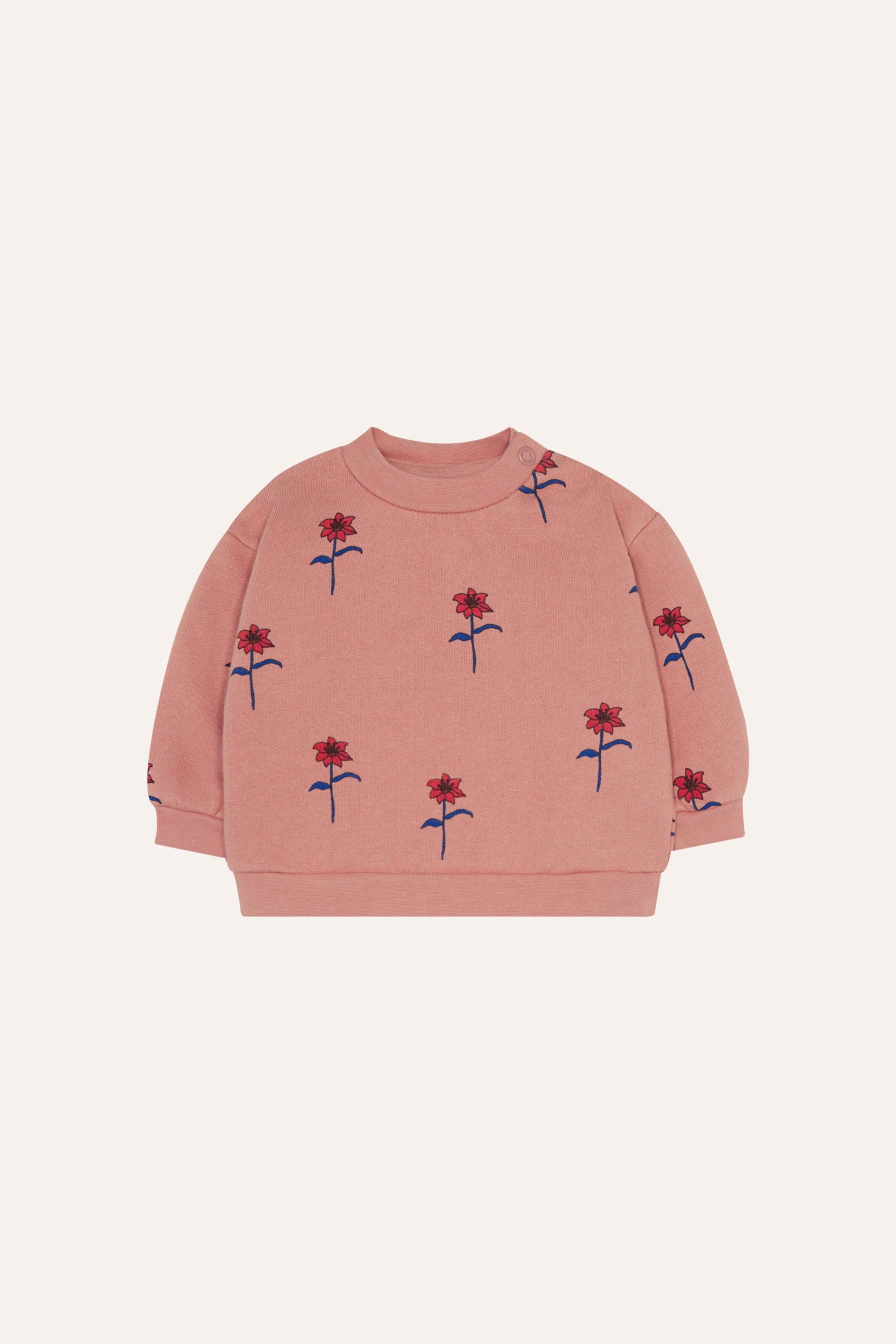 Flowers Pink Baby Sweatshirt