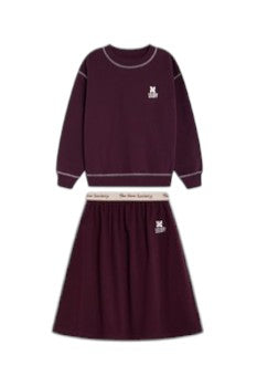 TNS Logo Sweatshirt and Skirt Set Winetasting