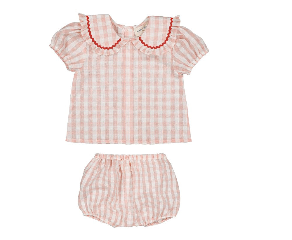 Vichy Pink Check Set