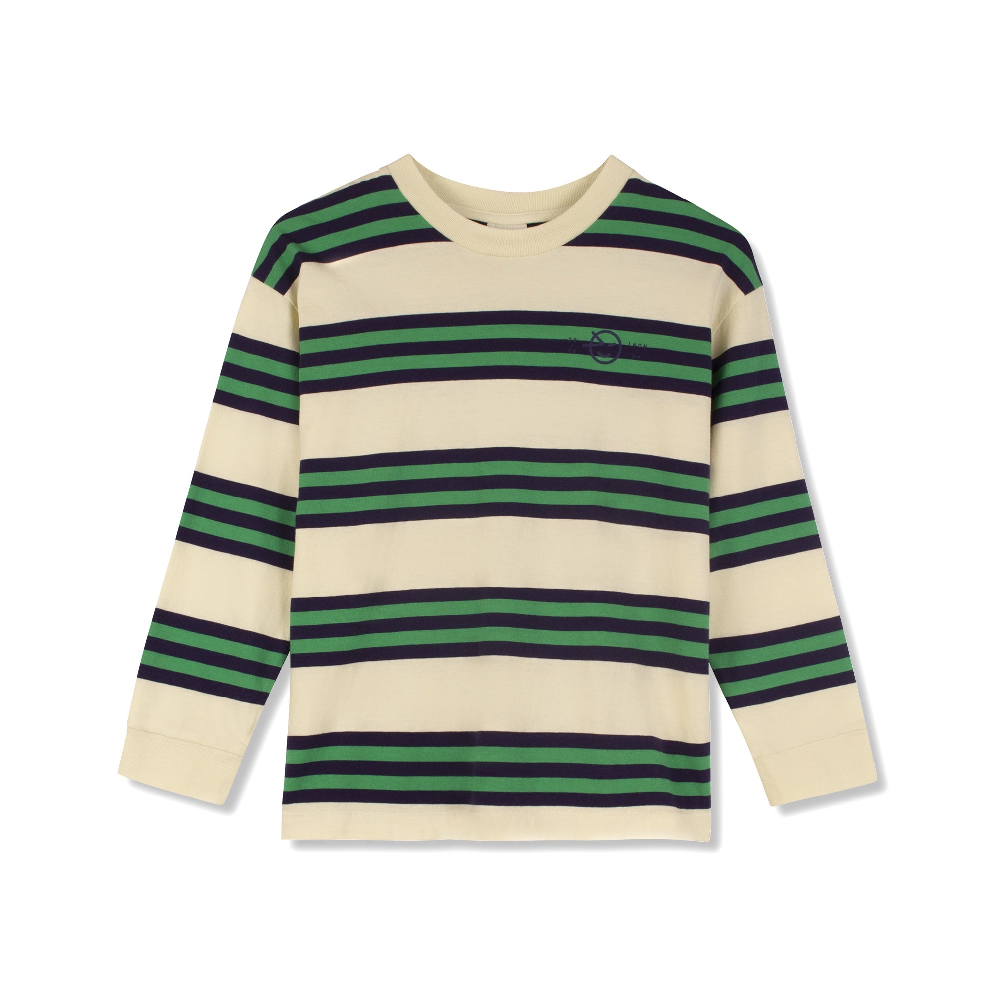 WK20J24 Green Triple Stripe LS Tee