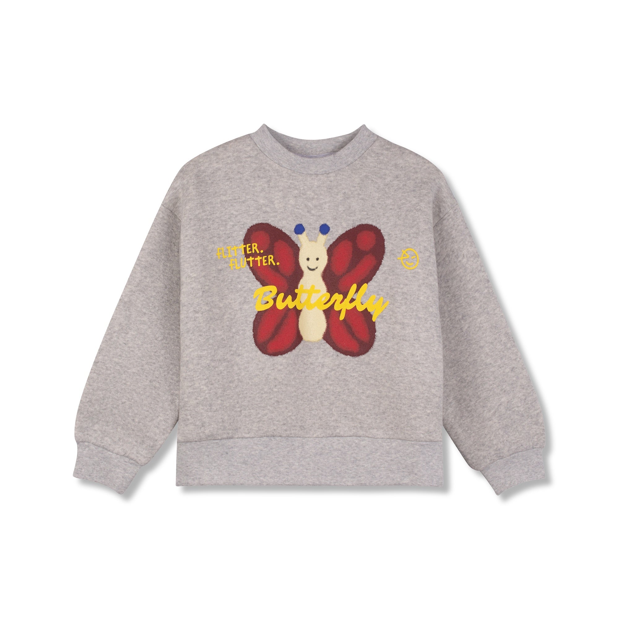 WK20J33 Grey Melange Bon Bon Sweatshirt