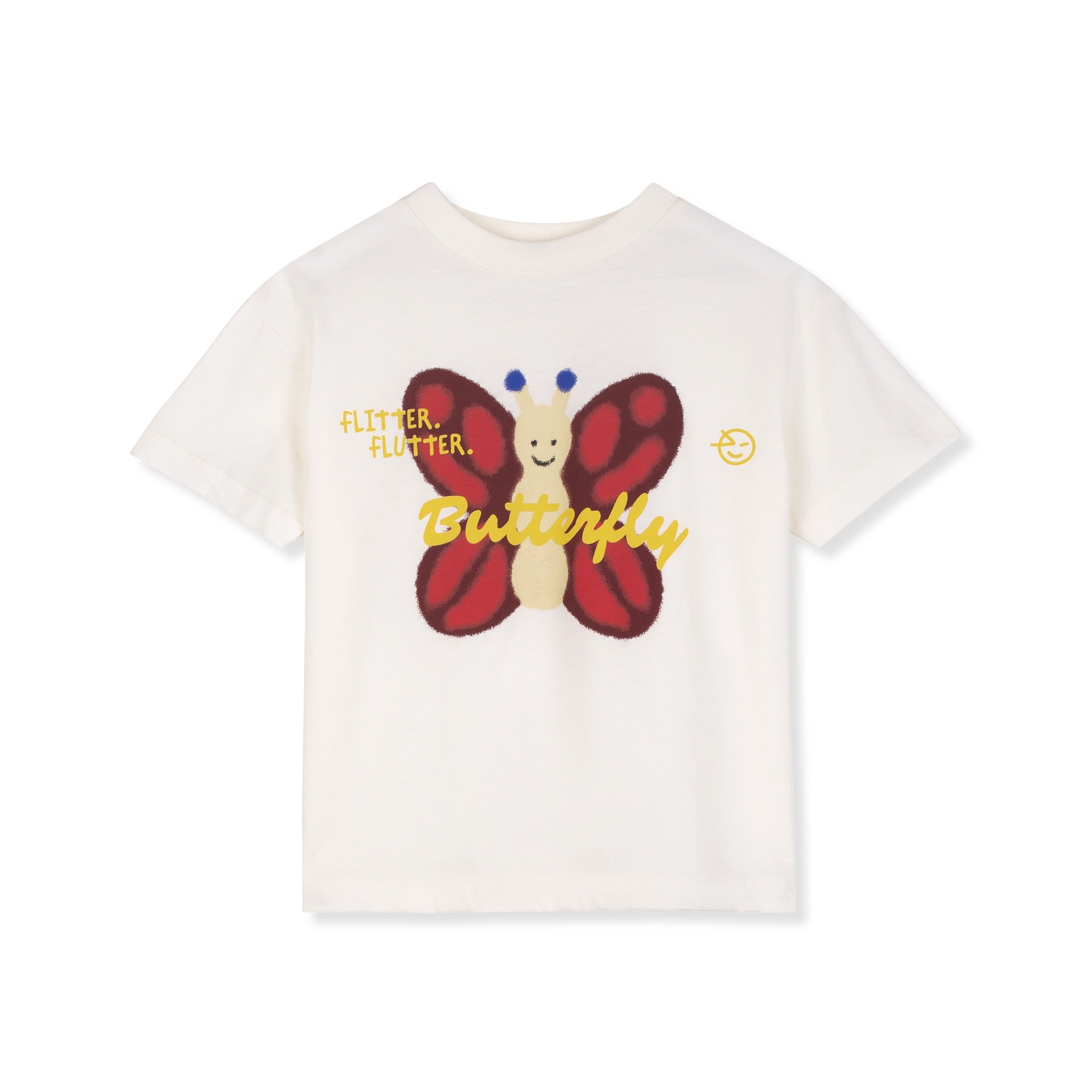 WK20J35 Ecru Butterfly Bon Bon Tee