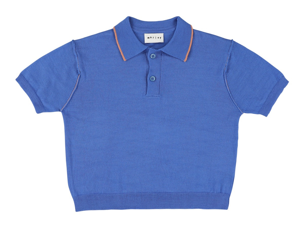 Xalapa Soft Blue Knitted Polo