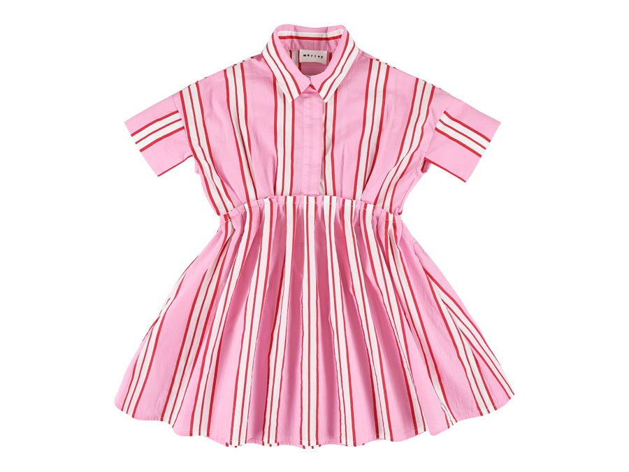 Xoe Crazy Stripe Pink Dress