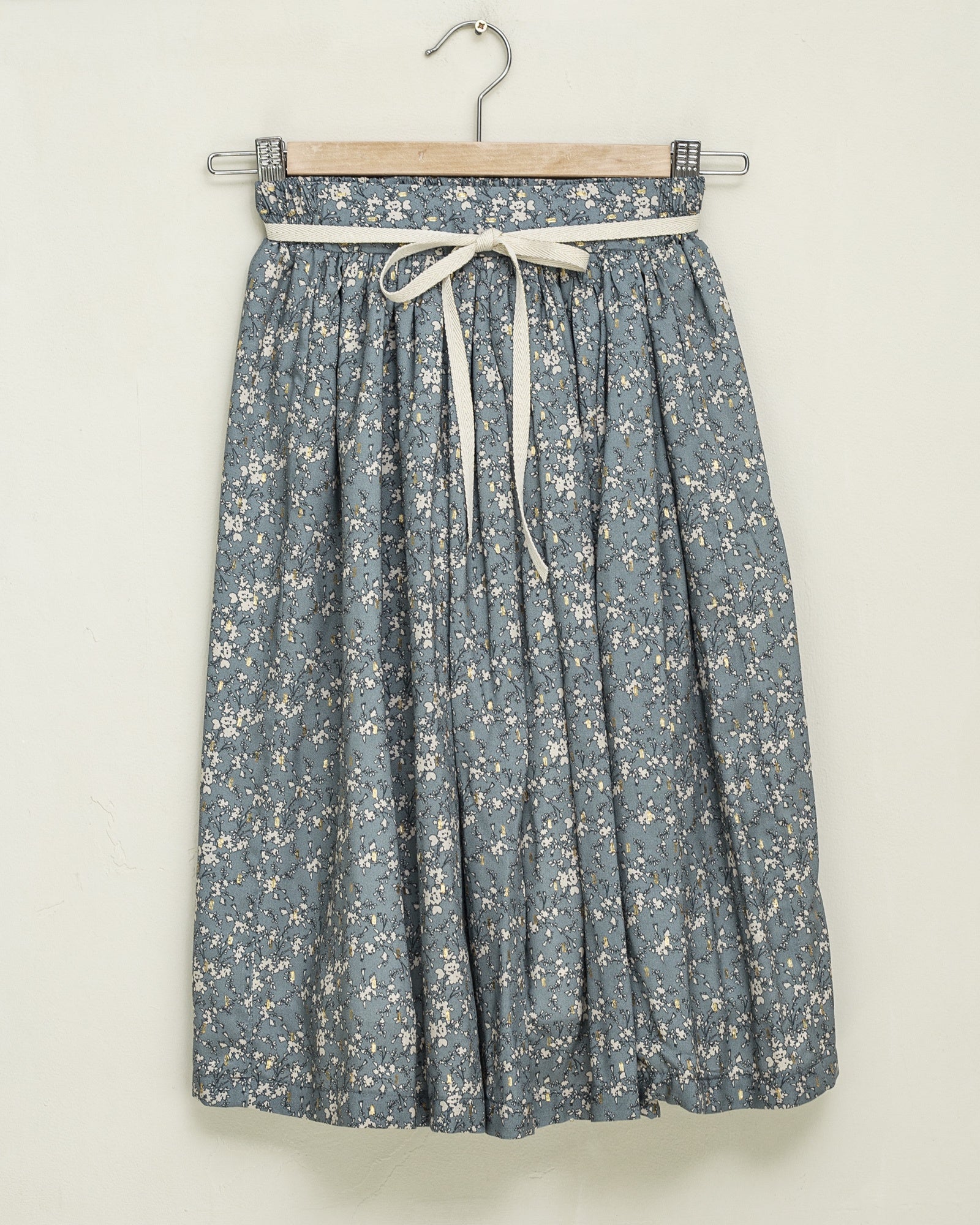 Nat Skirt Blue Garden Floral Skirt